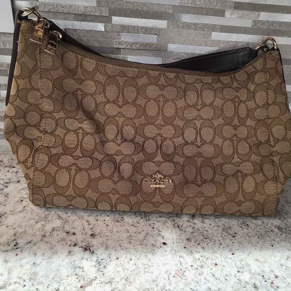 Signature coach purse